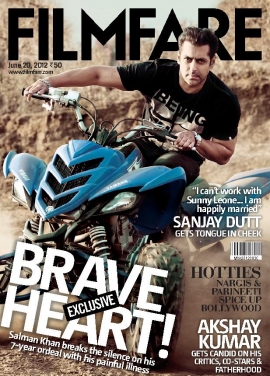 FILMFARE magazine side cover 20 June 2012