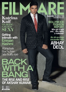 FILMFARE magazine side cover 12 September 2012
