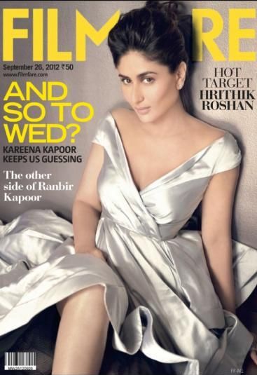 FILMFARE magazine side cover 26 September 2012
