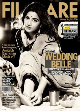 FILMFARE magazine side cover 16 January 2013