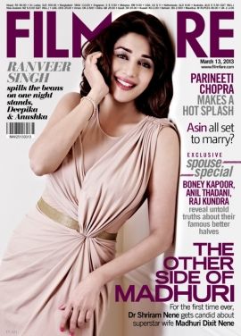 FILMFARE magazine side cover 13 March 2013