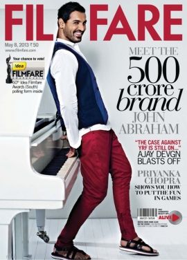 FILMFARE magazine side cover 8 May 2013