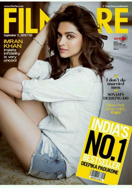 FILMFARE magazine side cover 11 September 2013