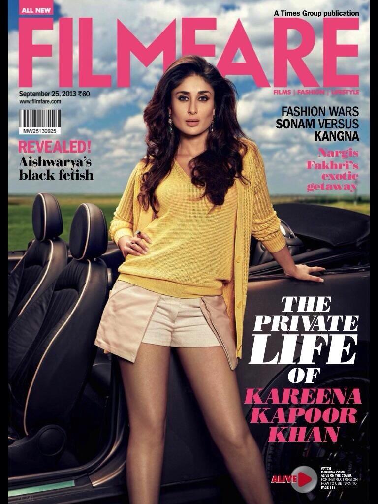 FILMFARE magazine side cover 25 September 2013