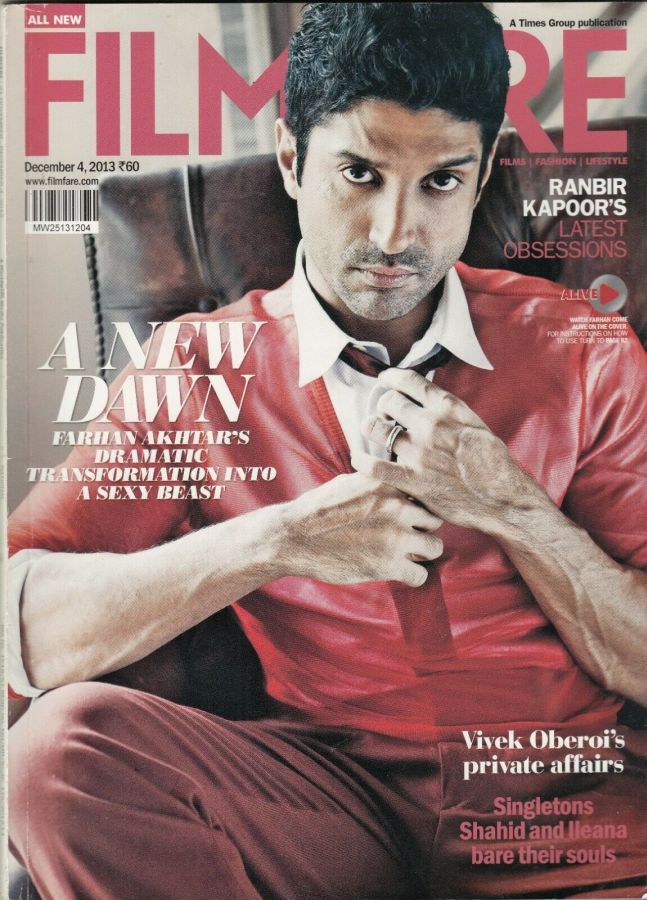 FILMFARE magazine side cover 4 December 2013