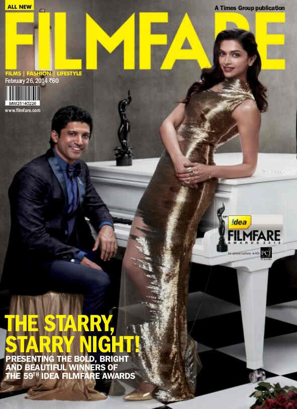 FILMFARE magazine side cover 26 February 2014