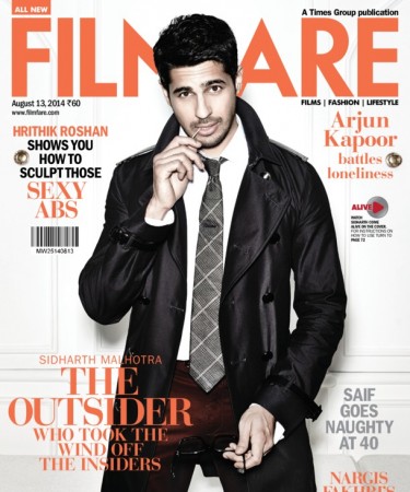 FILMFARE magazine side cover 13 August 2014