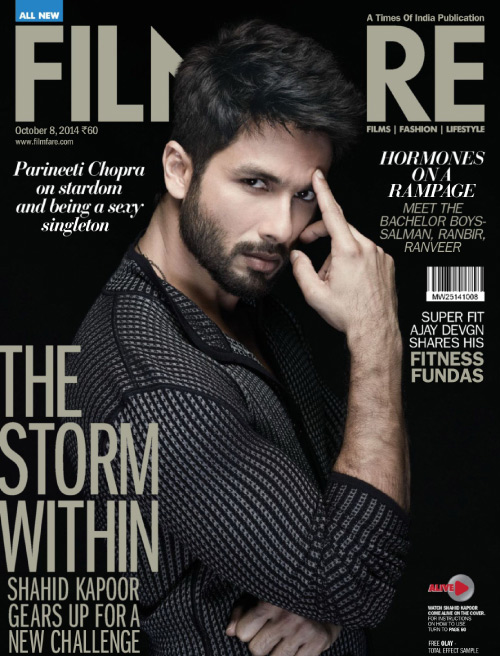 FILMFARE magazine side cover 8 October 2014