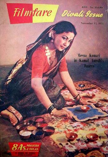 FILMFARE magazine side cover 12 November 1953