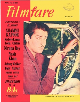 FILMFARE magazine side cover 13 May 1955