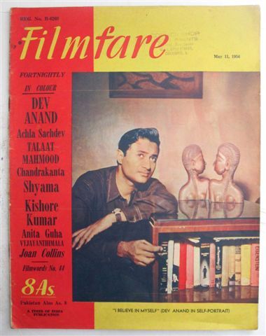 FILMFARE magazine side cover 11 May 1956