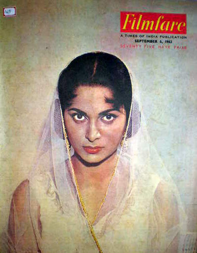 FILMFARE magazine side cover 6 September 1963