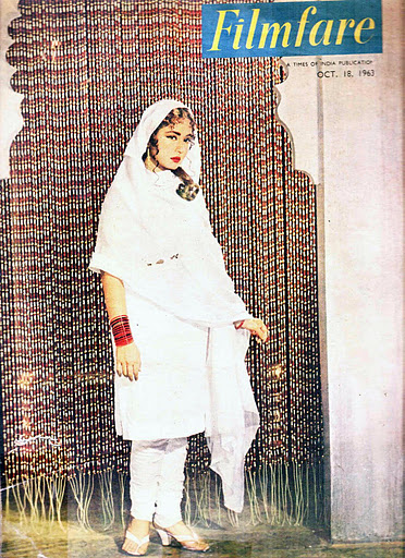 FILMFARE magazine side cover 18 October 1963