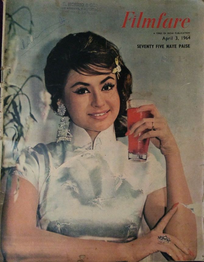 FILMFARE magazine side cover 3 April 1964