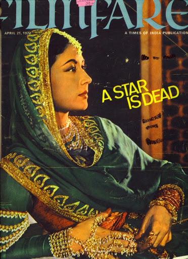 FILMFARE magazine side cover 21 April 1972