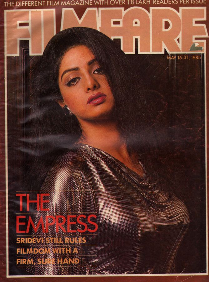FILMFARE magazine side cover 16 May 1985