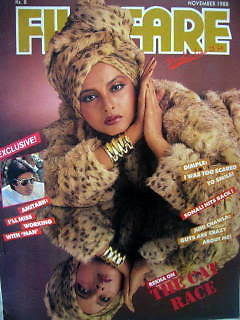 FILMFARE magazine side cover November 1988