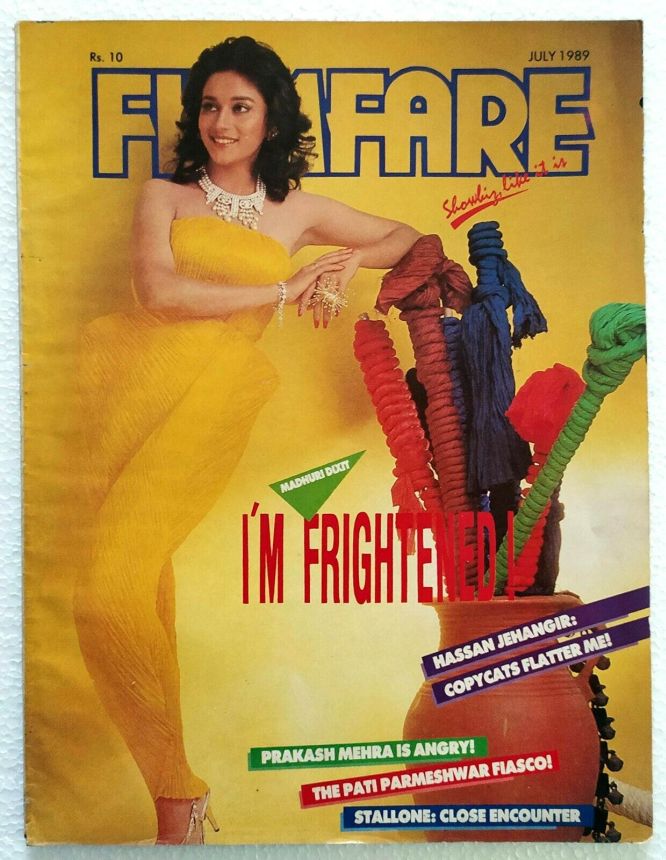 FILMFARE magazine side cover July 1989