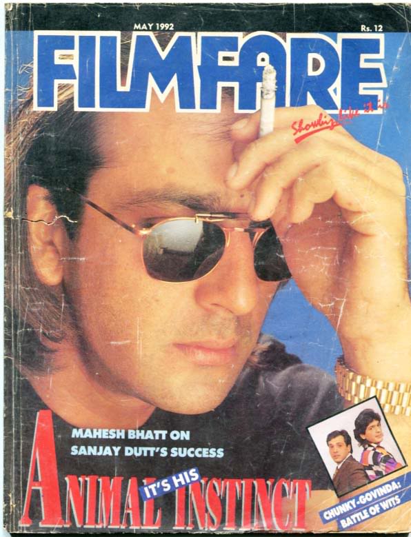 FILMFARE magazine side cover May 1992