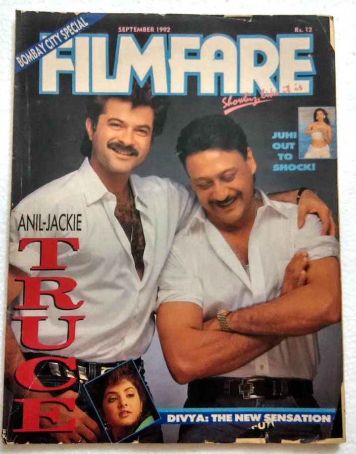 FILMFARE magazine side cover September 1992