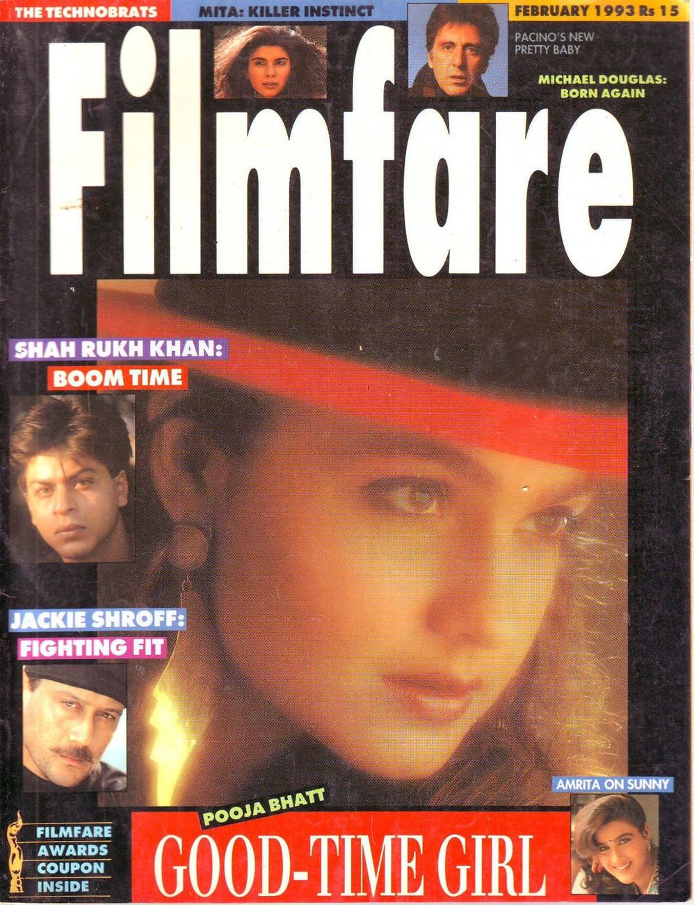 FILMFARE magazine side cover February 1993