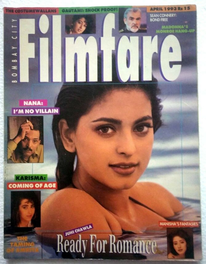 FILMFARE magazine side cover April 1993