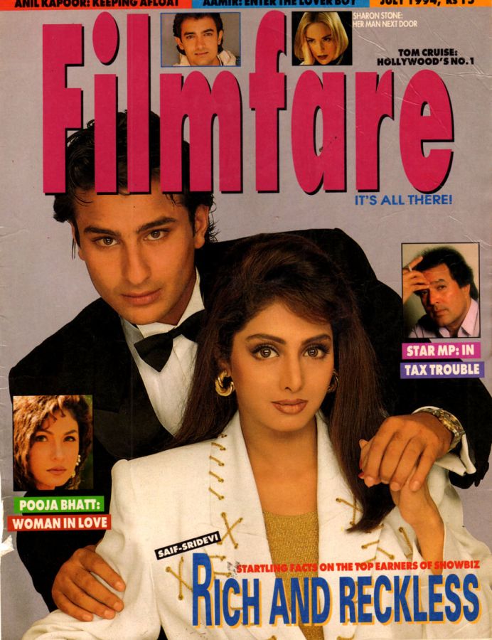 FILMFARE magazine side cover July 1994