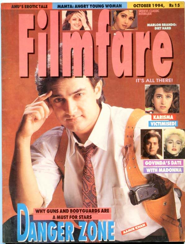FILMFARE magazine side cover October 1994