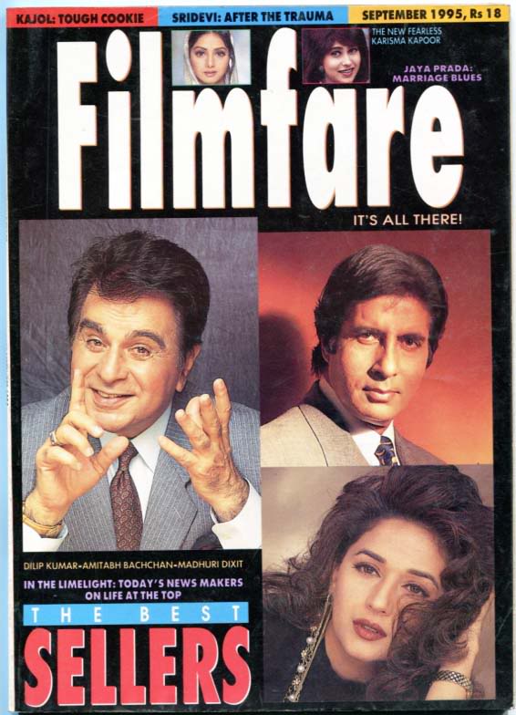 FILMFARE magazine side cover September 1995