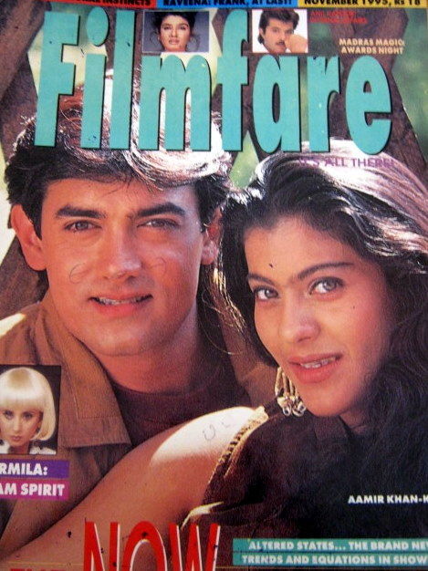 FILMFARE magazine side cover November 1995