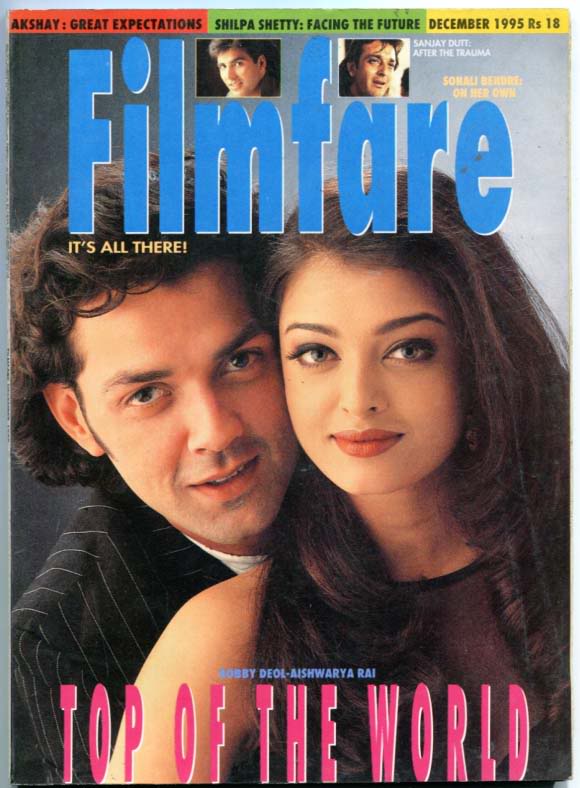FILMFARE magazine side cover December 1995