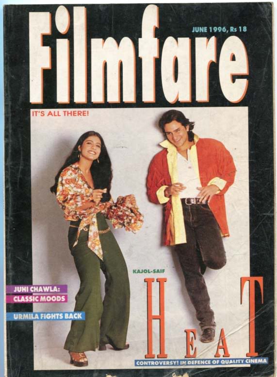 FILMFARE magazine side cover June 1996