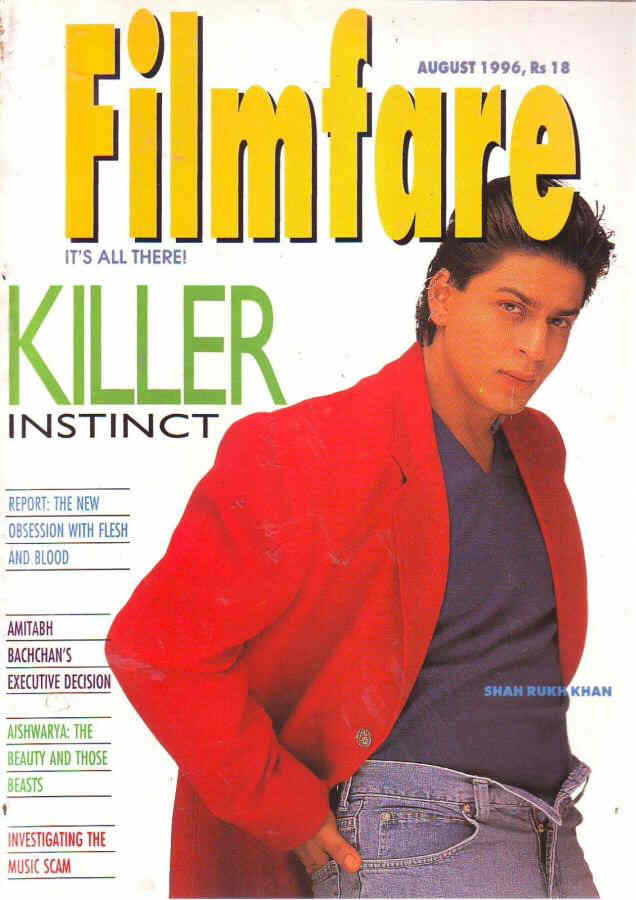 FILMFARE magazine side cover August 1996