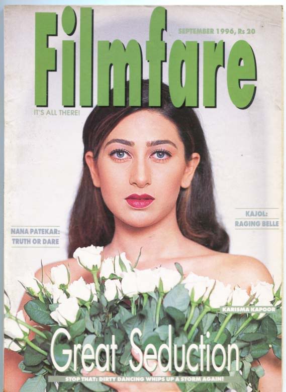 FILMFARE magazine side cover September 1996