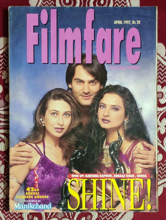 FILMFARE magazine side cover April 1997