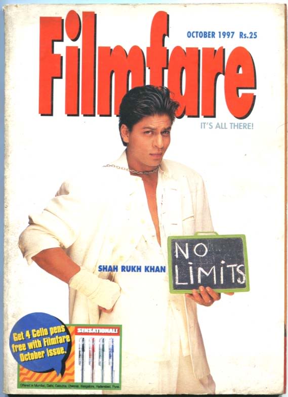 FILMFARE magazine side cover October 1997