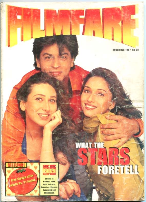 FILMFARE magazine side cover November 1997