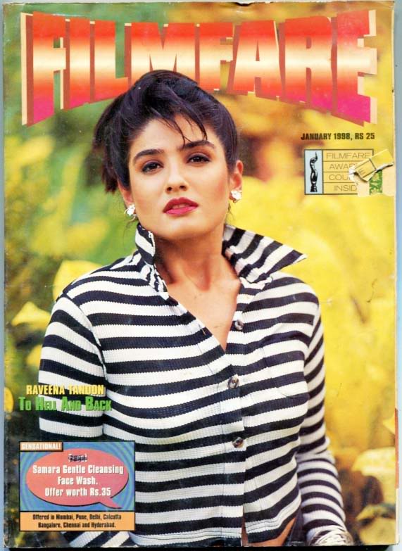 FILMFARE magazine side cover January 1998