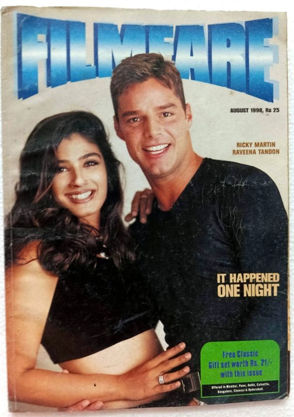 FILMFARE magazine side cover August 1998