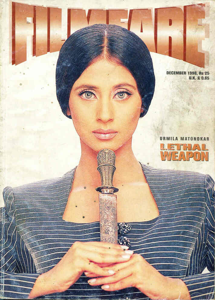 FILMFARE magazine side cover December 1998