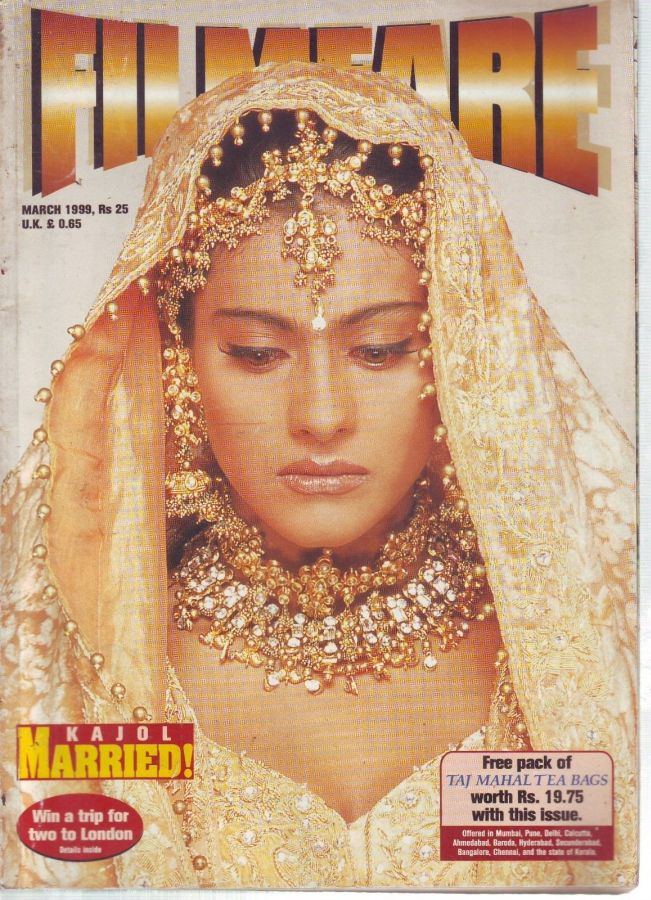 FILMFARE magazine side cover March 1999