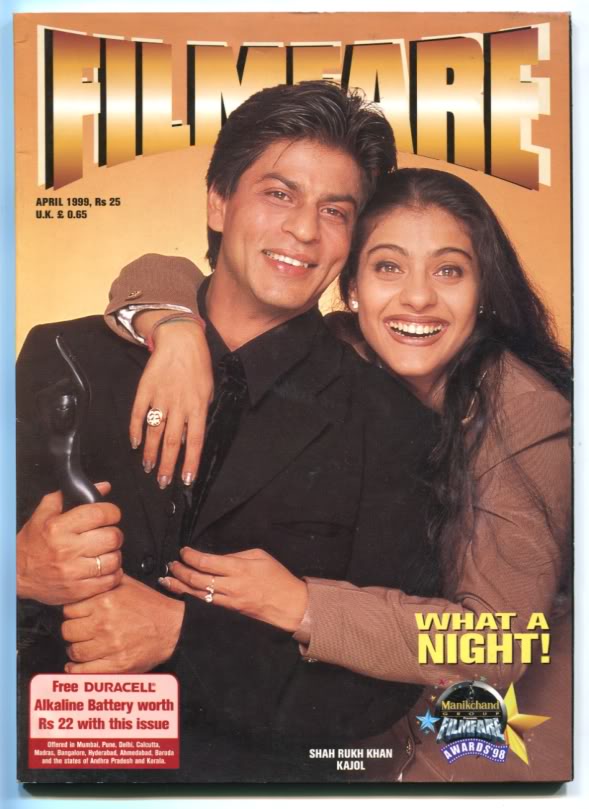 FILMFARE magazine side cover April 1999