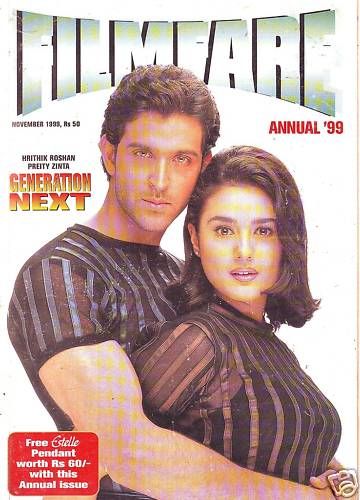 FILMFARE magazine side cover November 1999