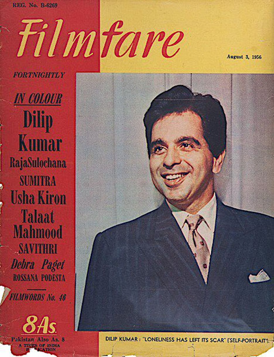 FILMFARE magazine side cover 3 August 1956