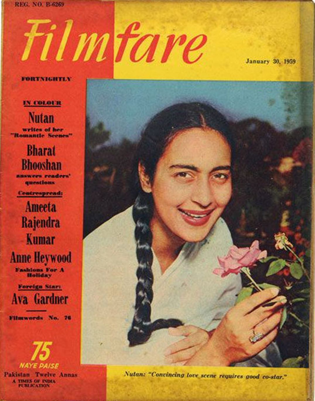 FILMFARE magazine side cover 30 January 1959