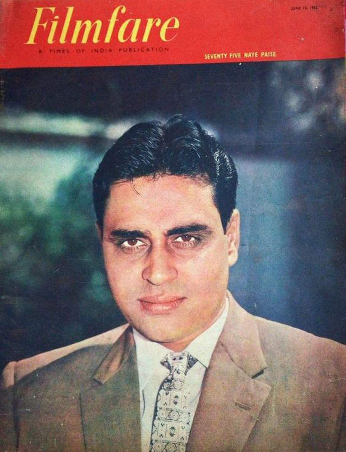 FILMFARE magazine side cover 18 June 1962