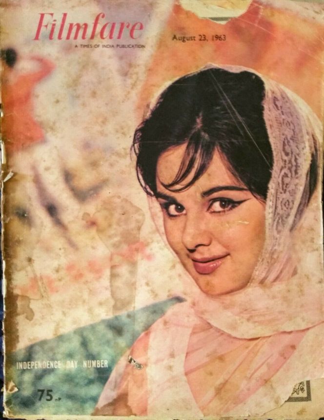 FILMFARE magazine side cover 23 August 1963