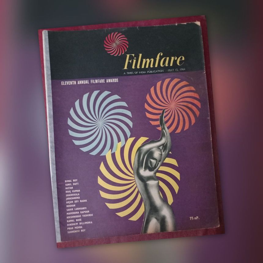 FILMFARE magazine side cover 15 May 1964