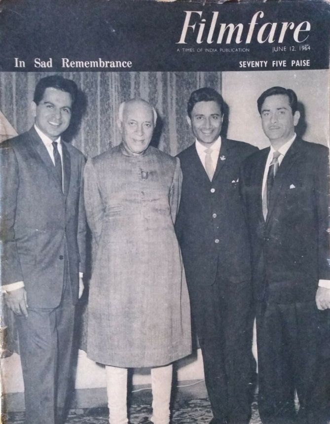 FILMFARE magazine side cover 12 June 1964
