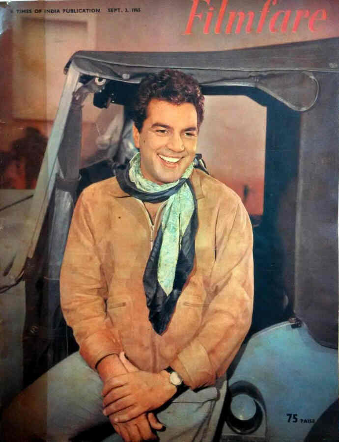 FILMFARE magazine side cover 3 September 1965